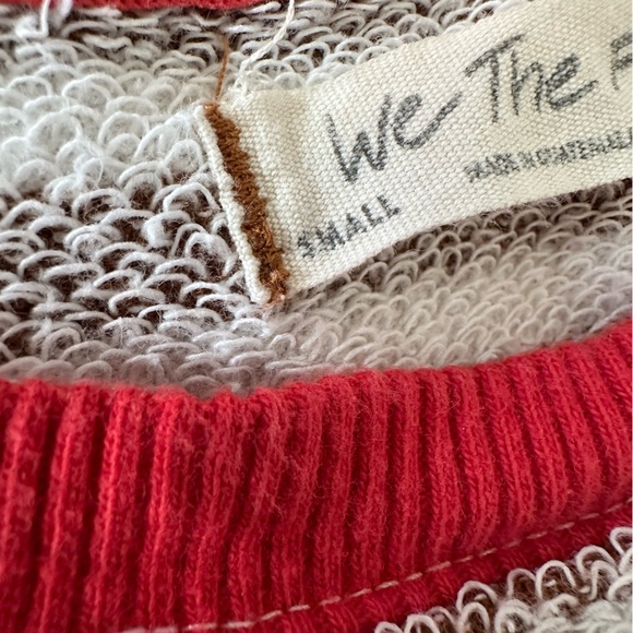 WE THE FREE Brown & Red Striped Sweatshirt - Picture 4 of 5